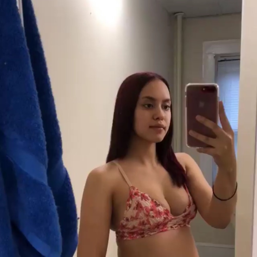 Lace pink bralette